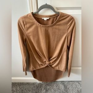 Love Riche Long Sleeve High-Low Top